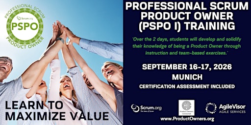 Certified Training | Professional Scrum Product Owner (PSPO)