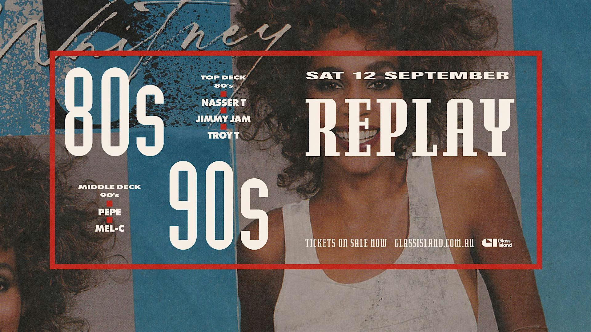 Glass Island - 80's & 90's REPLAY - Sat 12 Sept 2026