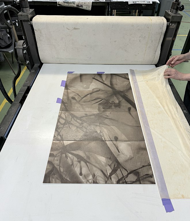 Print with Wastewater: a layered living chemistry