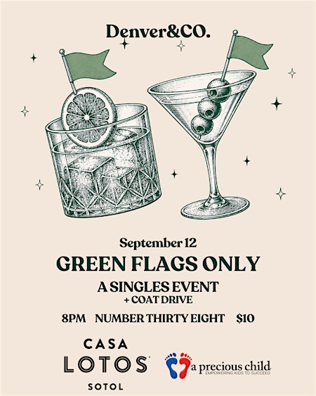 Green Flags Only: A Denver Singles Event + Coat Drive