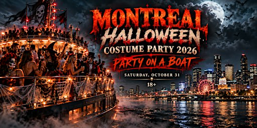 Montreal Halloween Costume Party 2026 | Party on a Boat