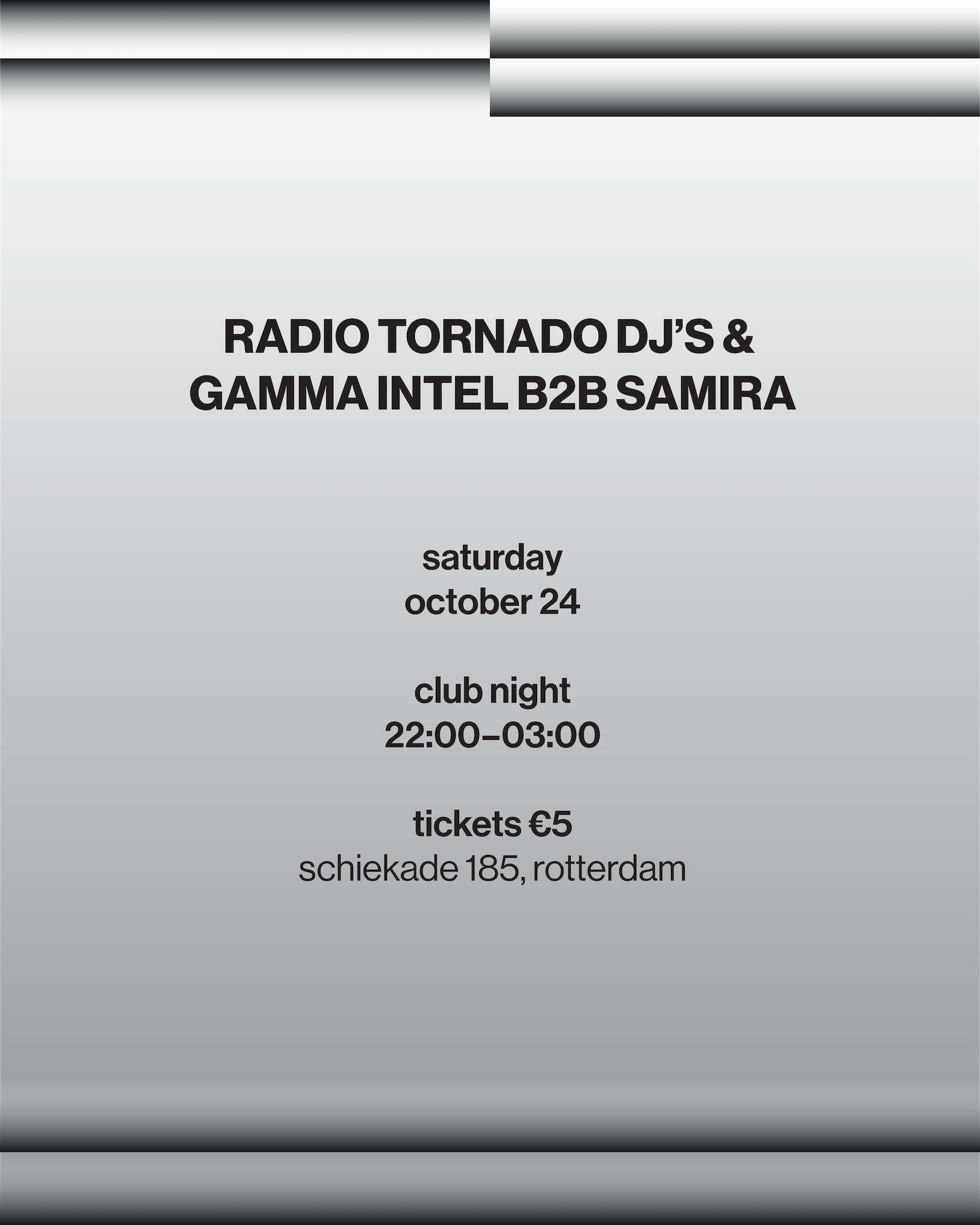 RADIO TORNADO DJ'S & Gamma Intel B2B Samira