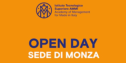 FONDAZIONE ITS AMMI - OPEN DAY 2026-27 (MONZA)