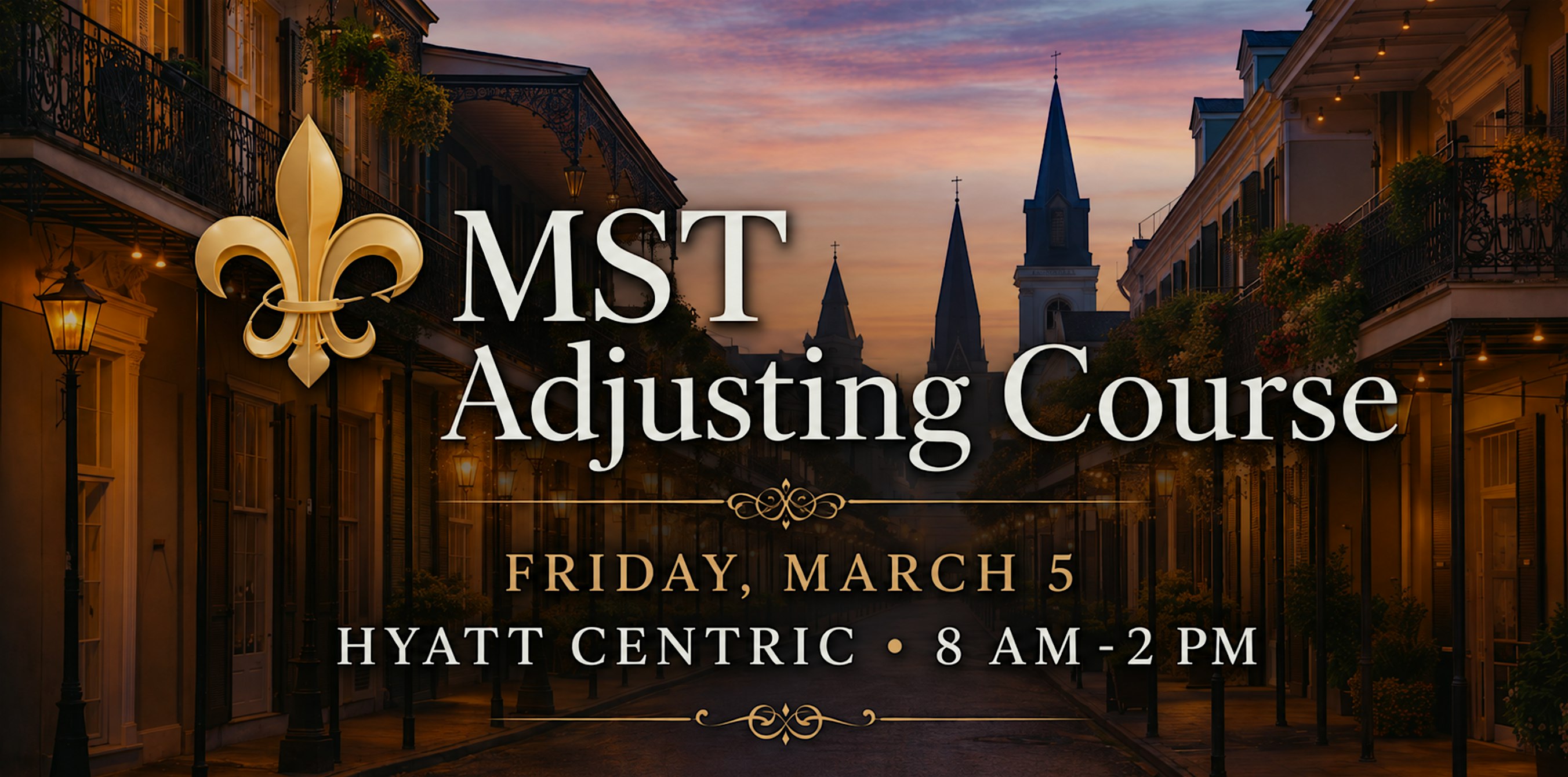 MST Adjusting Course -  New Orleans 2027