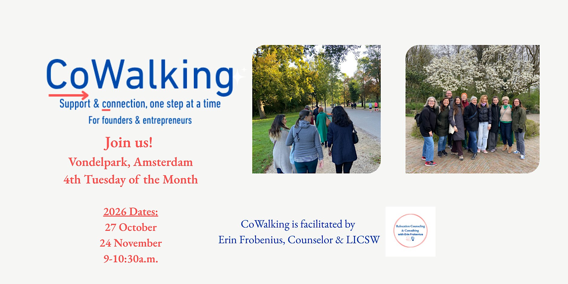 CoWalking - A Walking Group for Founders & Entrepreneurs
