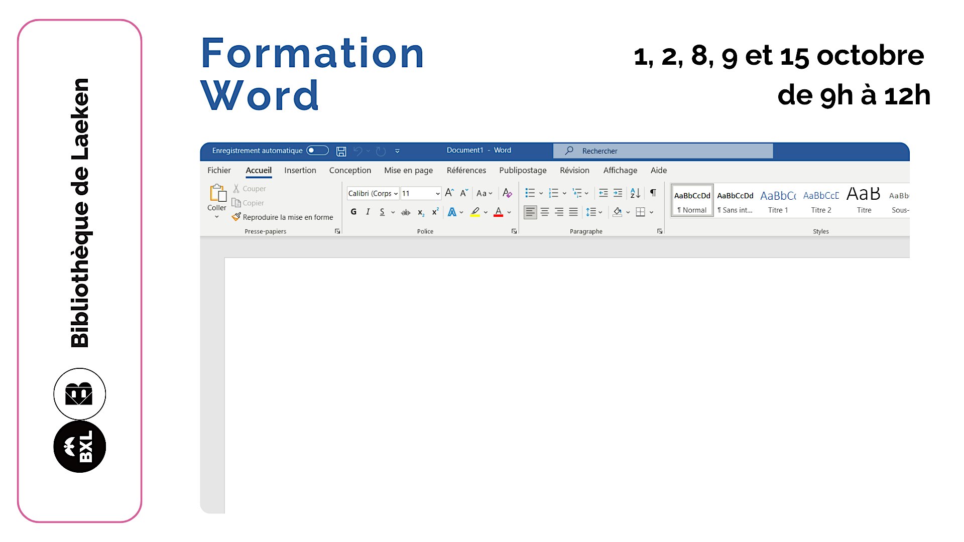Formation Word 2010 (5 séances)