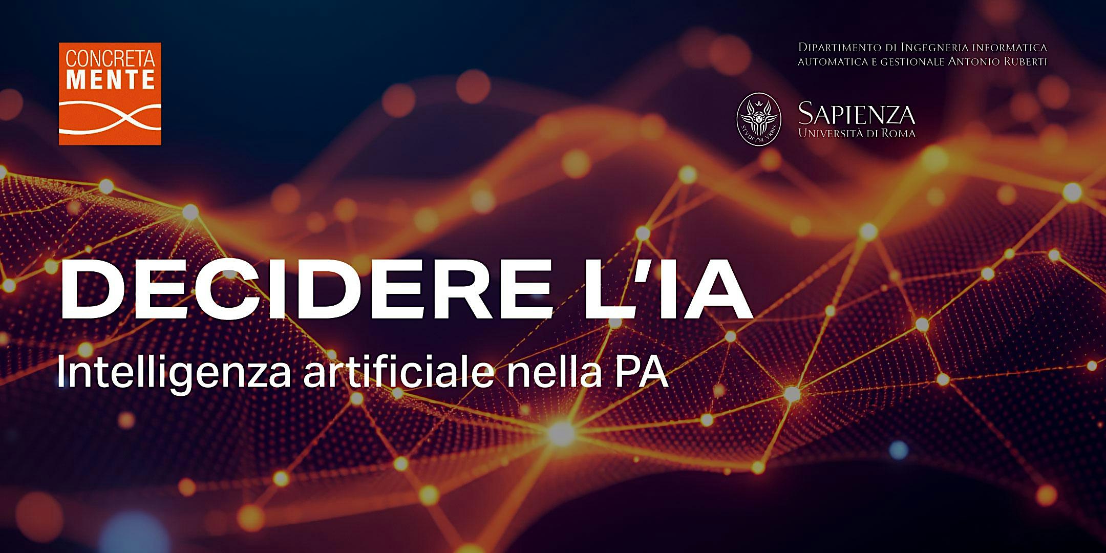 DECIDERE L' IA: Intelligenza artificiale nella PA
