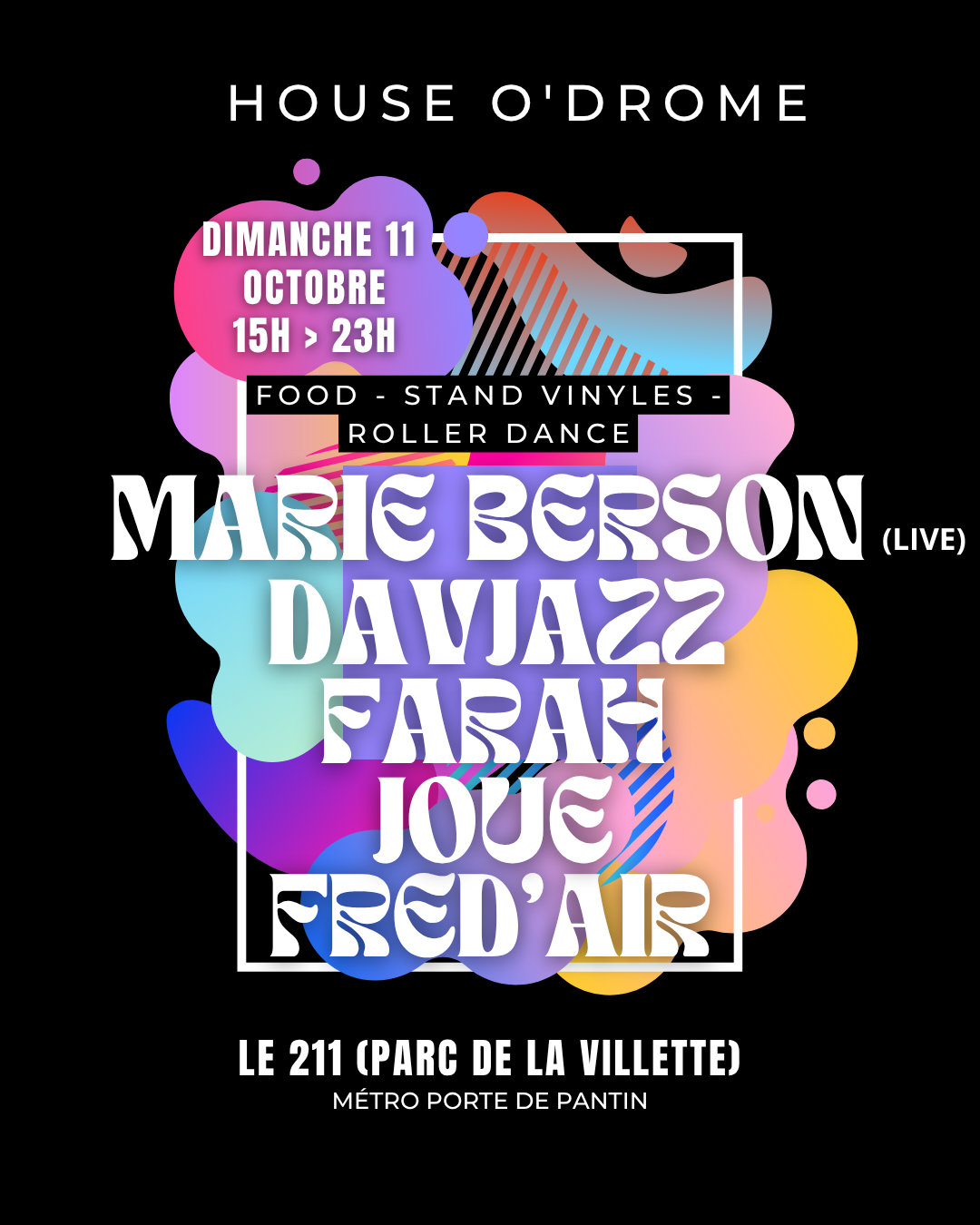House O'Drome W/. Marie Berson (LIVE), Davjazz & Farah Joue
