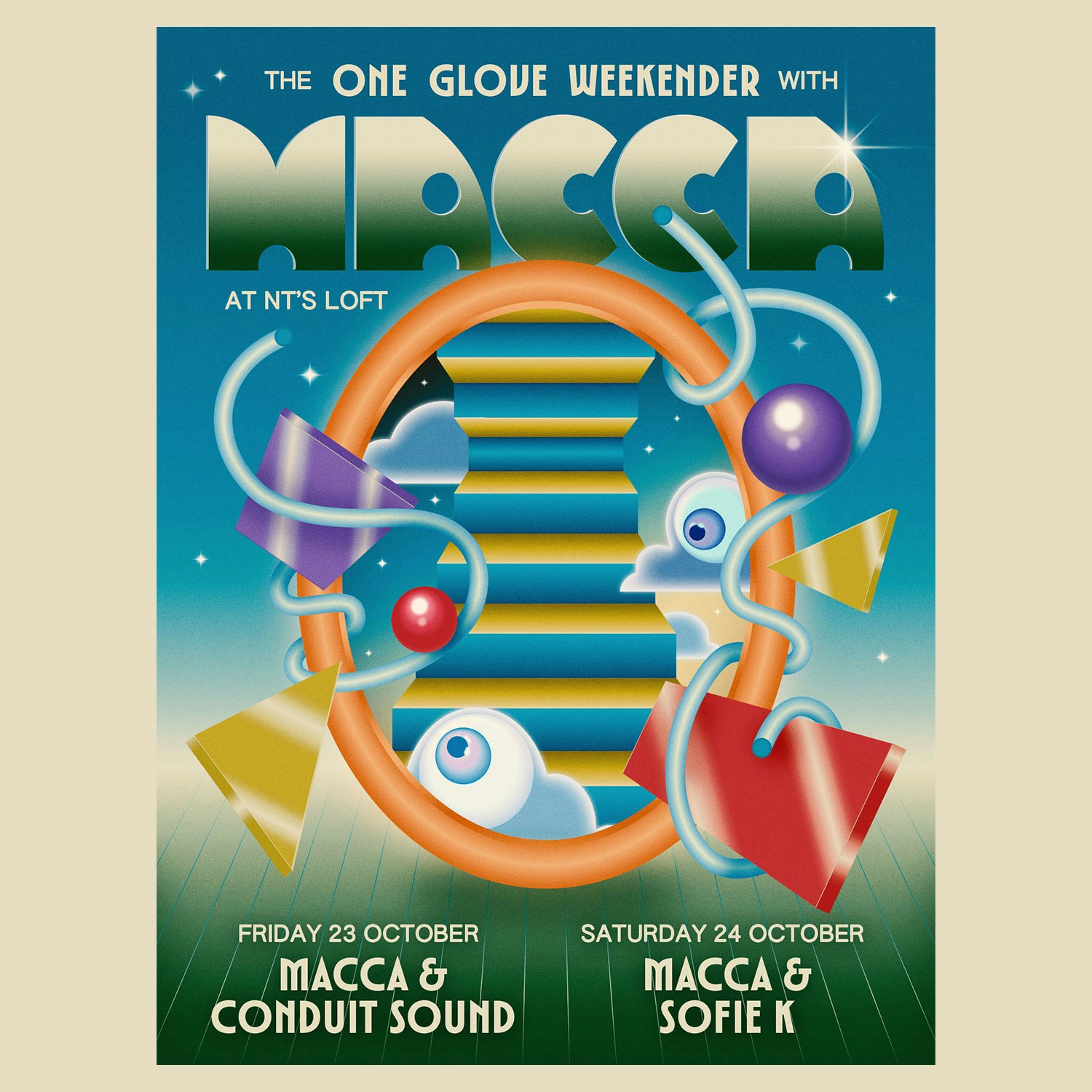 The One Glove Weekender with Macca & Conduit Sound