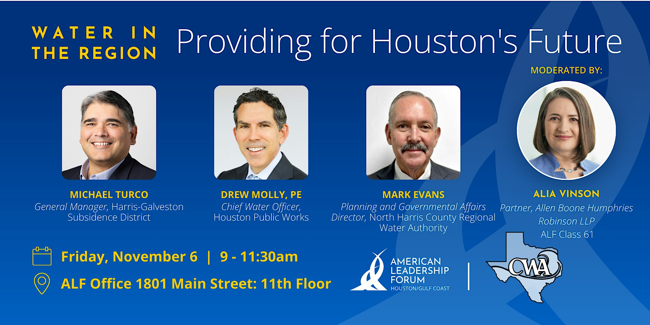 Water in the Region: Providing for Houston's Future
