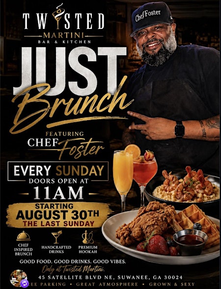 JUST BRUNCH EVERY SUNDAY