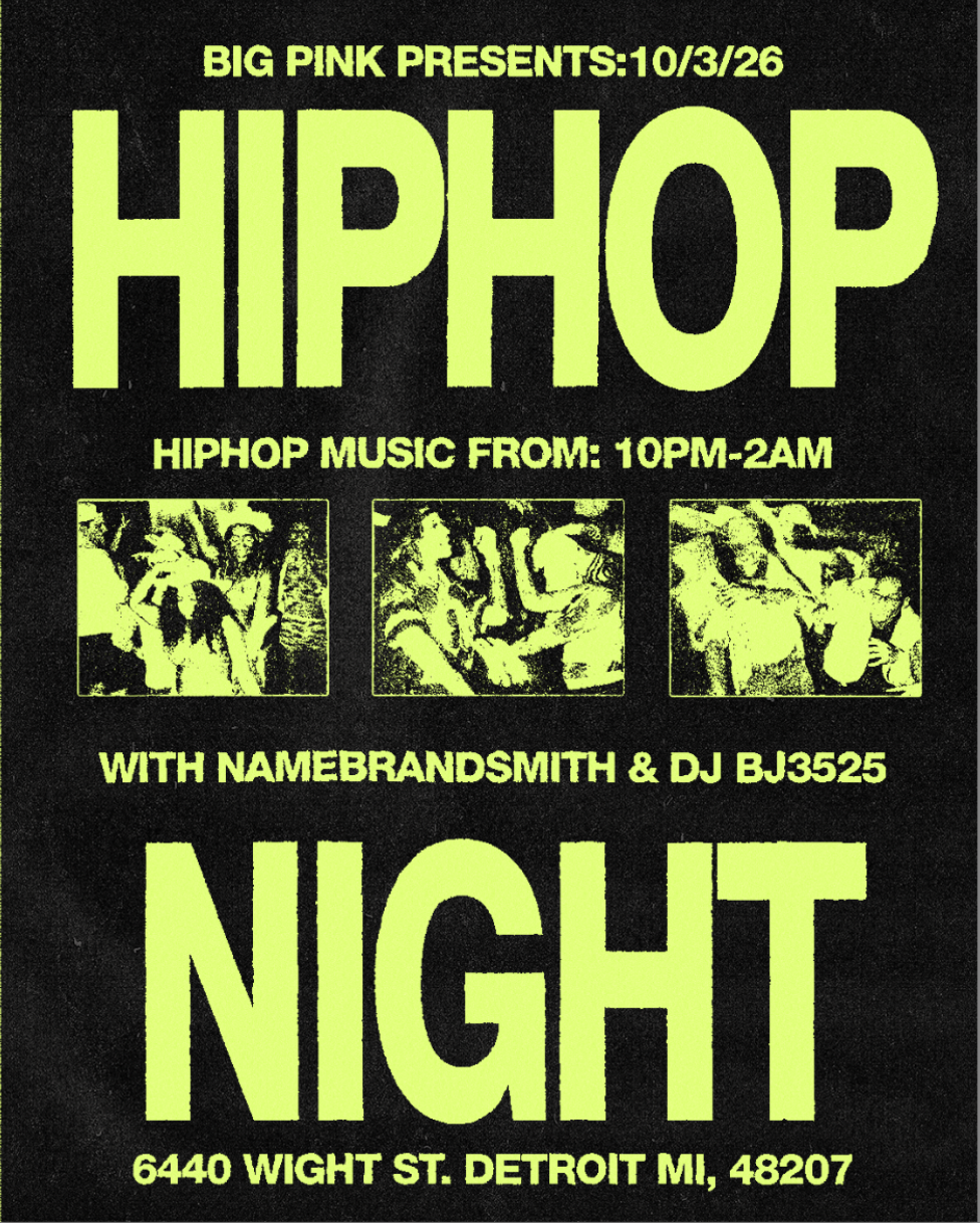 HIPHOP NIGHT: NAMEBRANDSMITH & DJBJ 3525 (CLUB BANGERS ALL NIGHT)