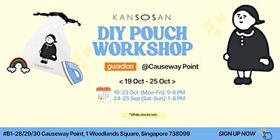 DIY Moriko-san Pouch Workshop with Kansosan [Causeway Point]
