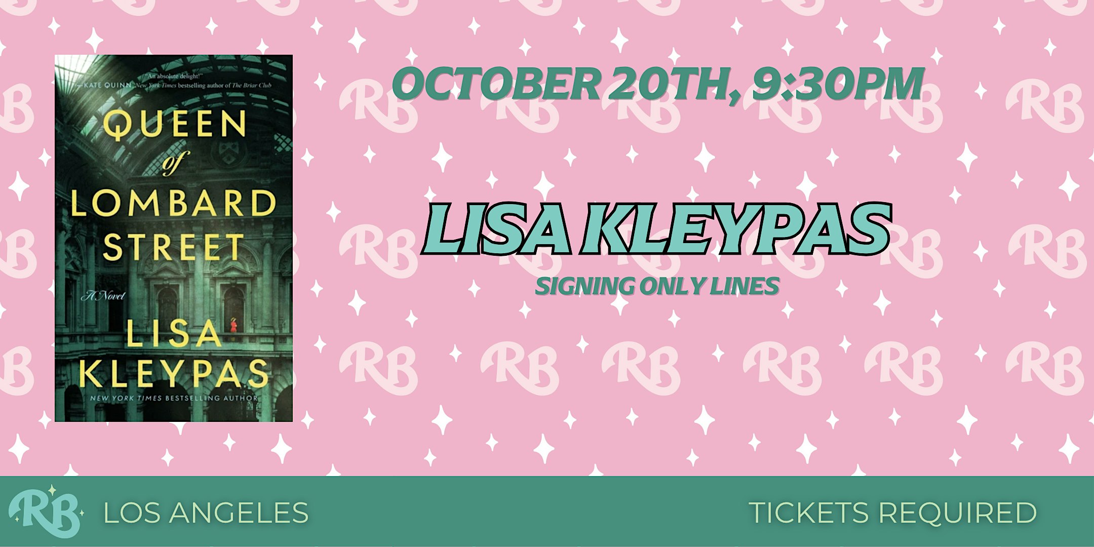 Lisa Kleypas LA Signing Lines for Queen of Lombard Street