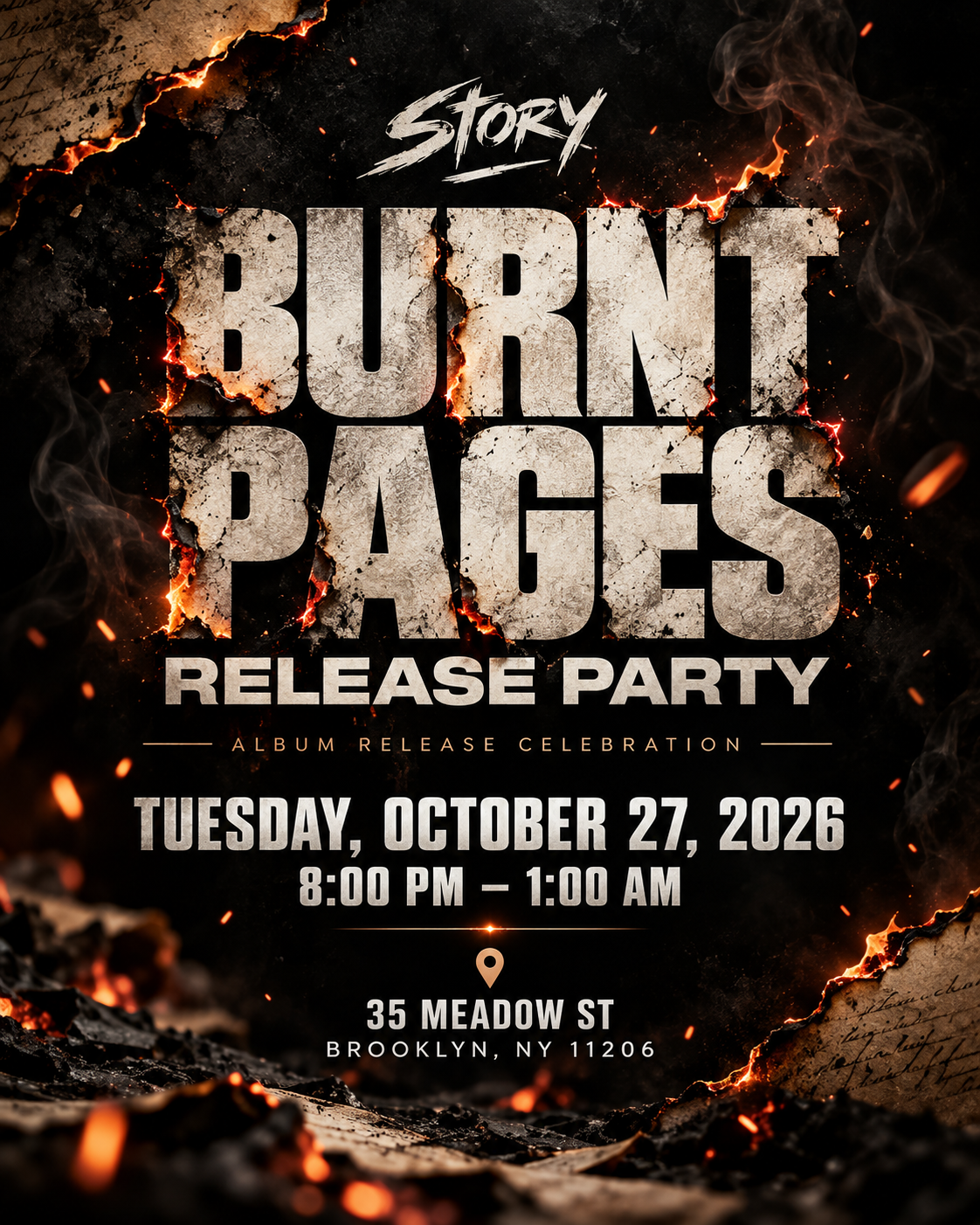 Burnt Pages Release Party