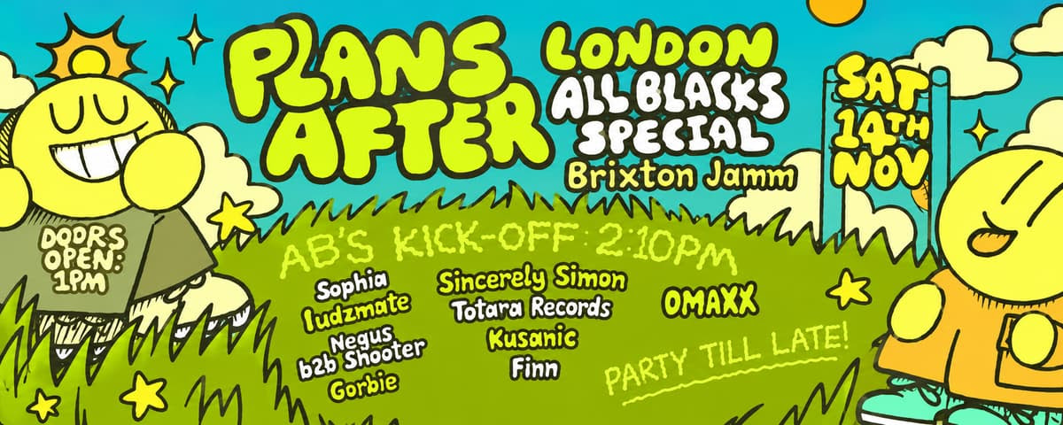 Plans After - Rugby After Party