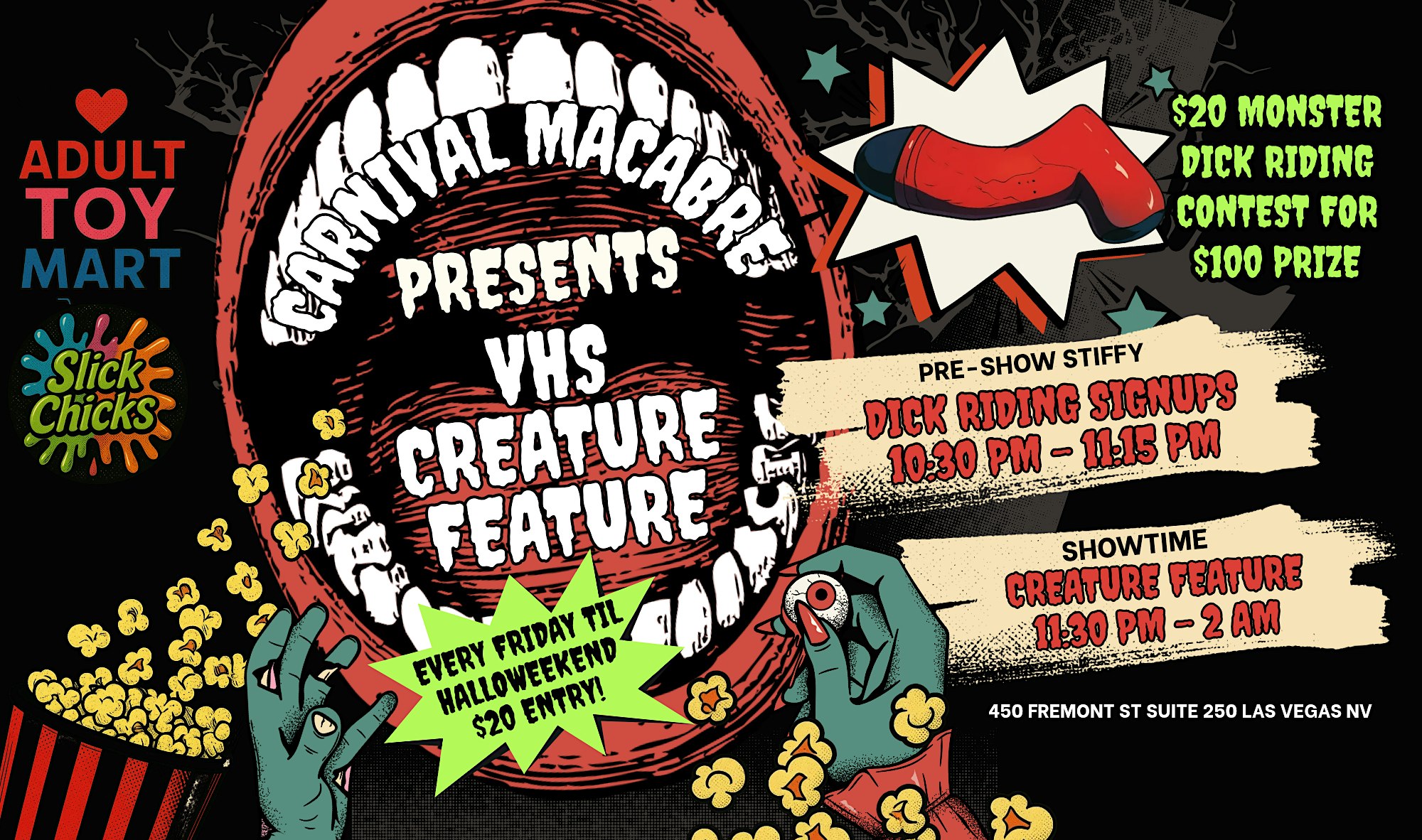 Carnival Macabre Presents VHS CREATURE FEATURE