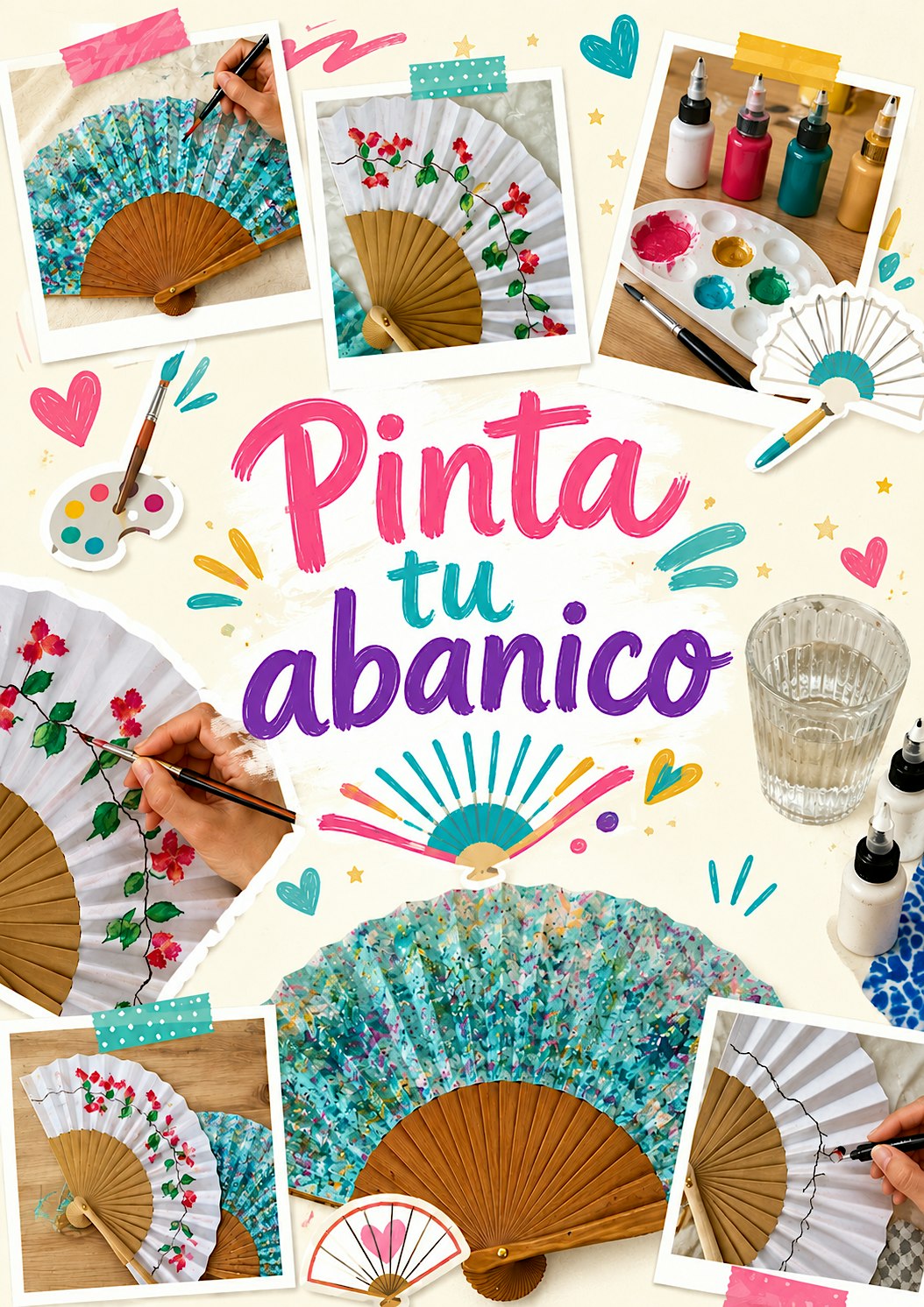 Pinta tu abanico + picoteo