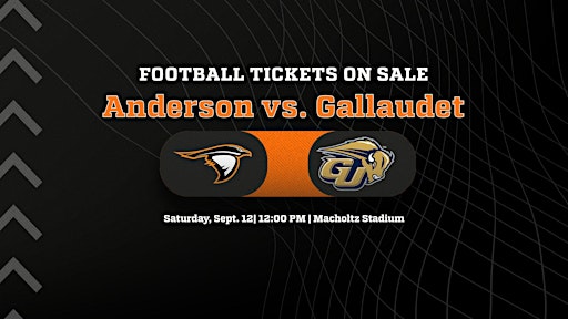 AU Football (IN) vs. Gallaudet
