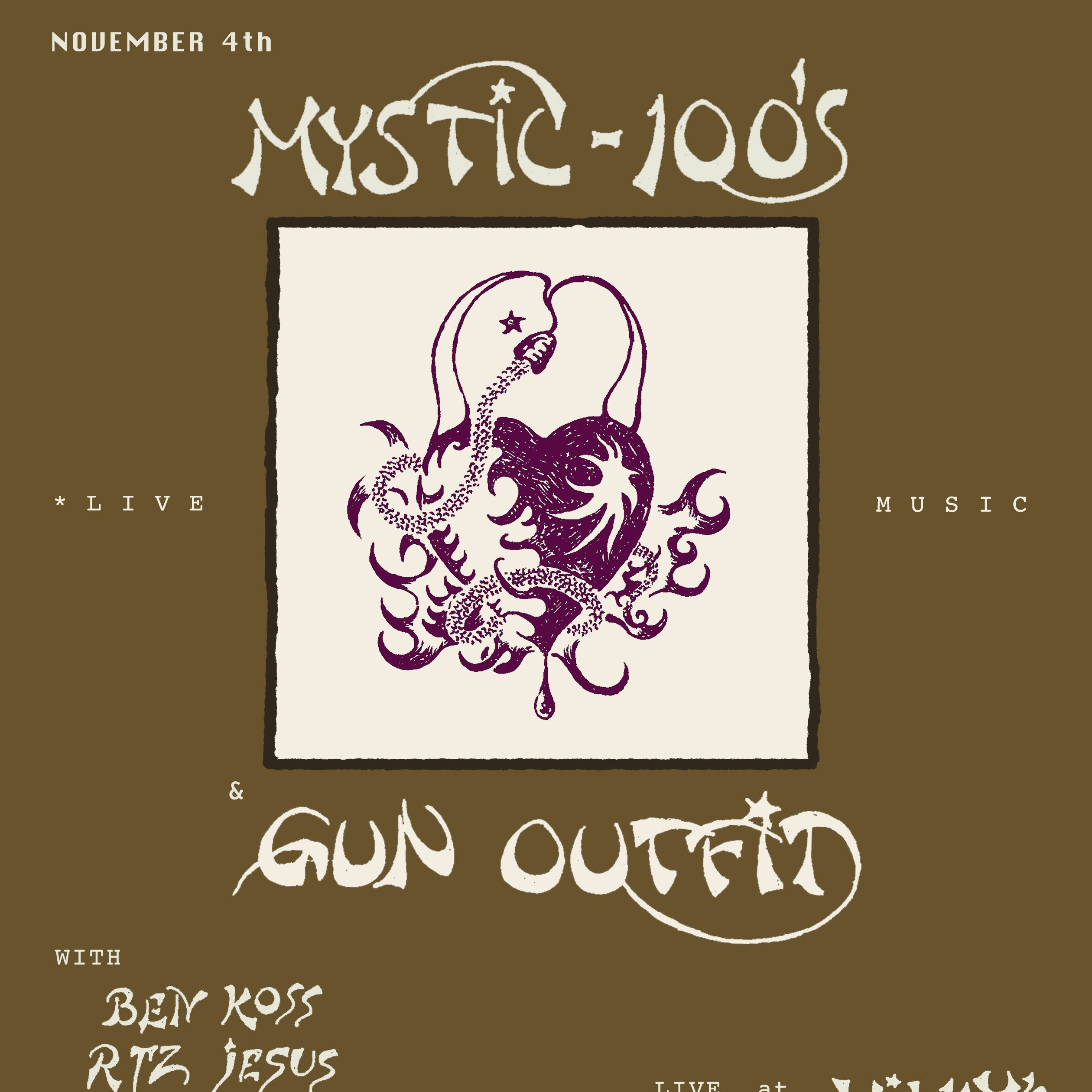 Mystic 100's, Gun Outfit, Ben Koss Rtz Jesus