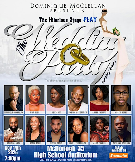The Hilarious Stage Play: The Wedding Party