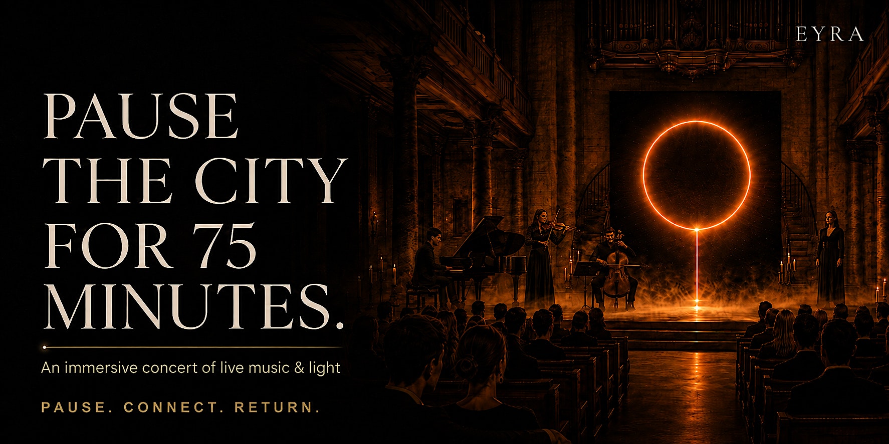 EYRA – Immersive Live Music & Light Experience in Amsterdam