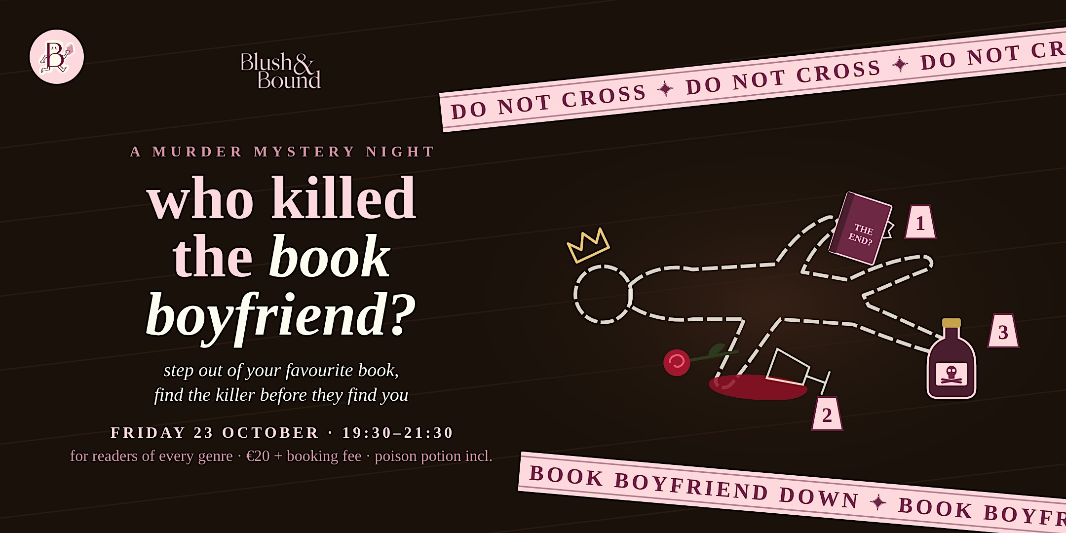 Who Killed the Book Boyfriend? A Murder Mystery Night