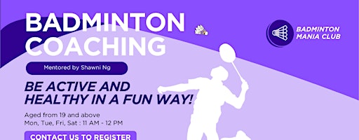 Adults Badminton Training Class In Petaling Jaya