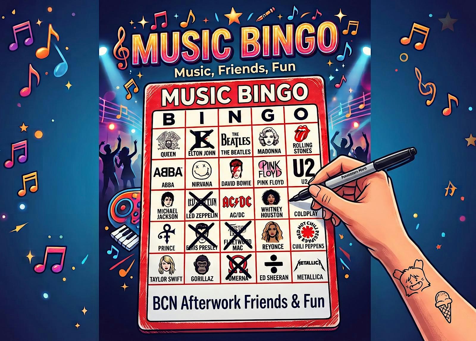 MUSIC BINGO