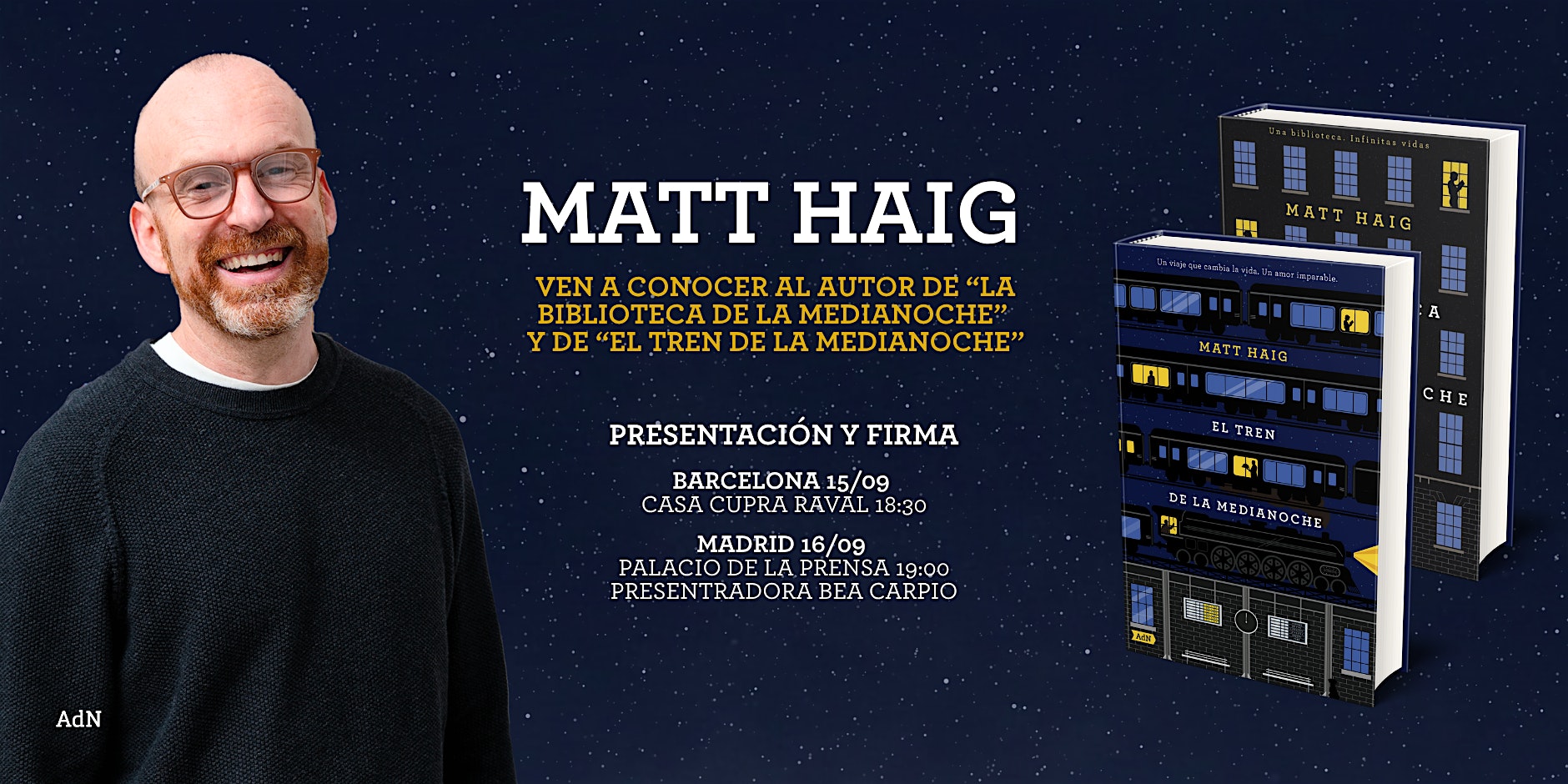 Matt Haig  - Presentación y firma