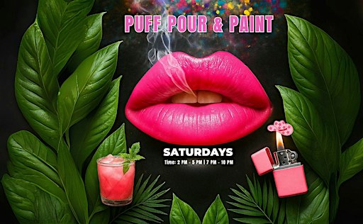 Puff, Pour & Paint @The Green Jar Dallas