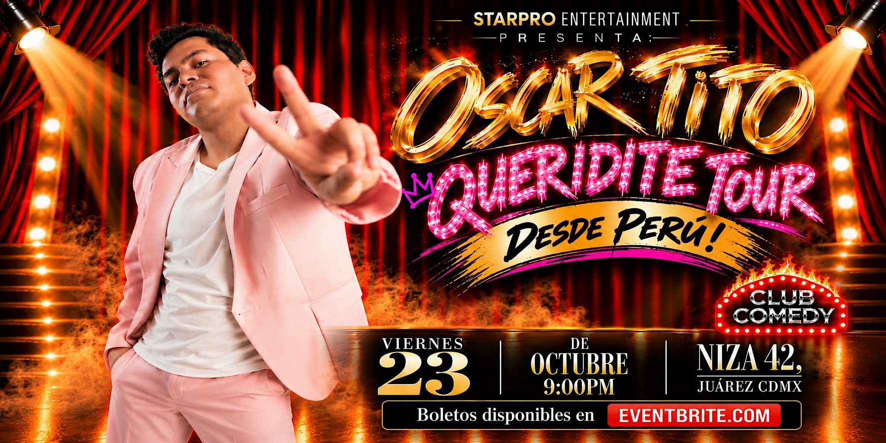 Oscar Tito "Queridite Tour" CDMX