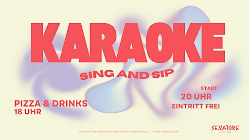 KARAOKE NIGHT - Sing & Sip (Eintritt frei)