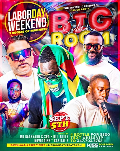 Caribbean Saturdays at Kiss Lounge  Soca Reggae Hip hop