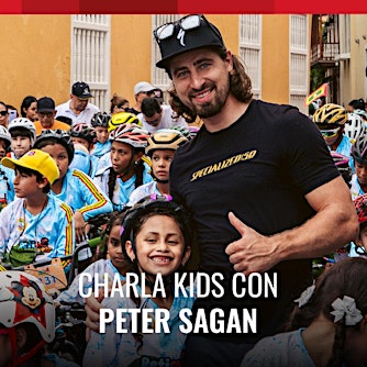 Peter Sagan Charla con Niños