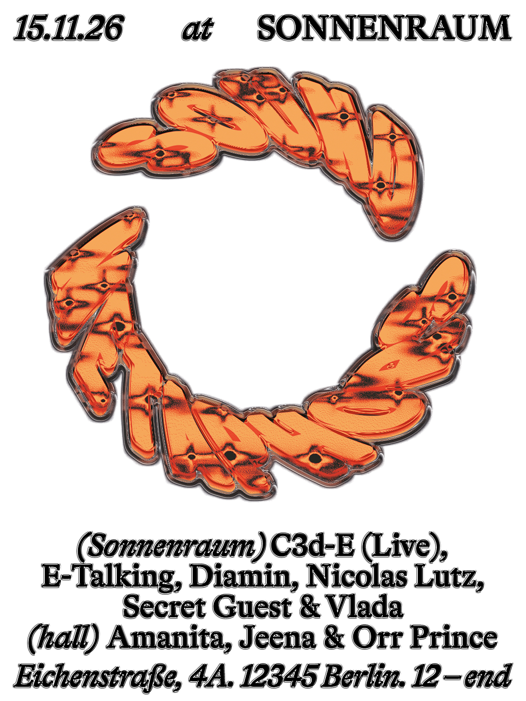 Sound Metaphors with Nicolas Lutz, Vlada, C3D-E (live), E-Talking… 