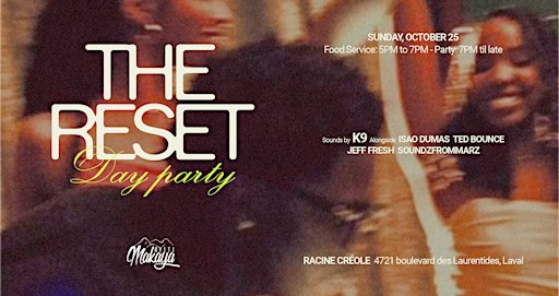 THE RESET — Sunday Day Party