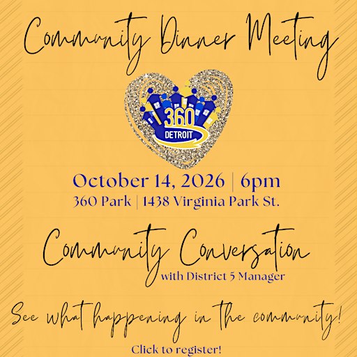 Community Engagement Dinner