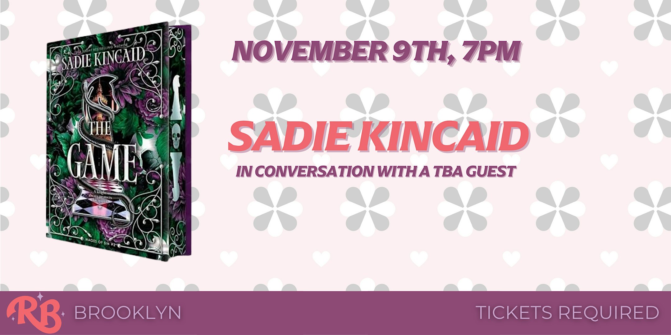 Sadie Kincaid Brooklyn Event for The Game