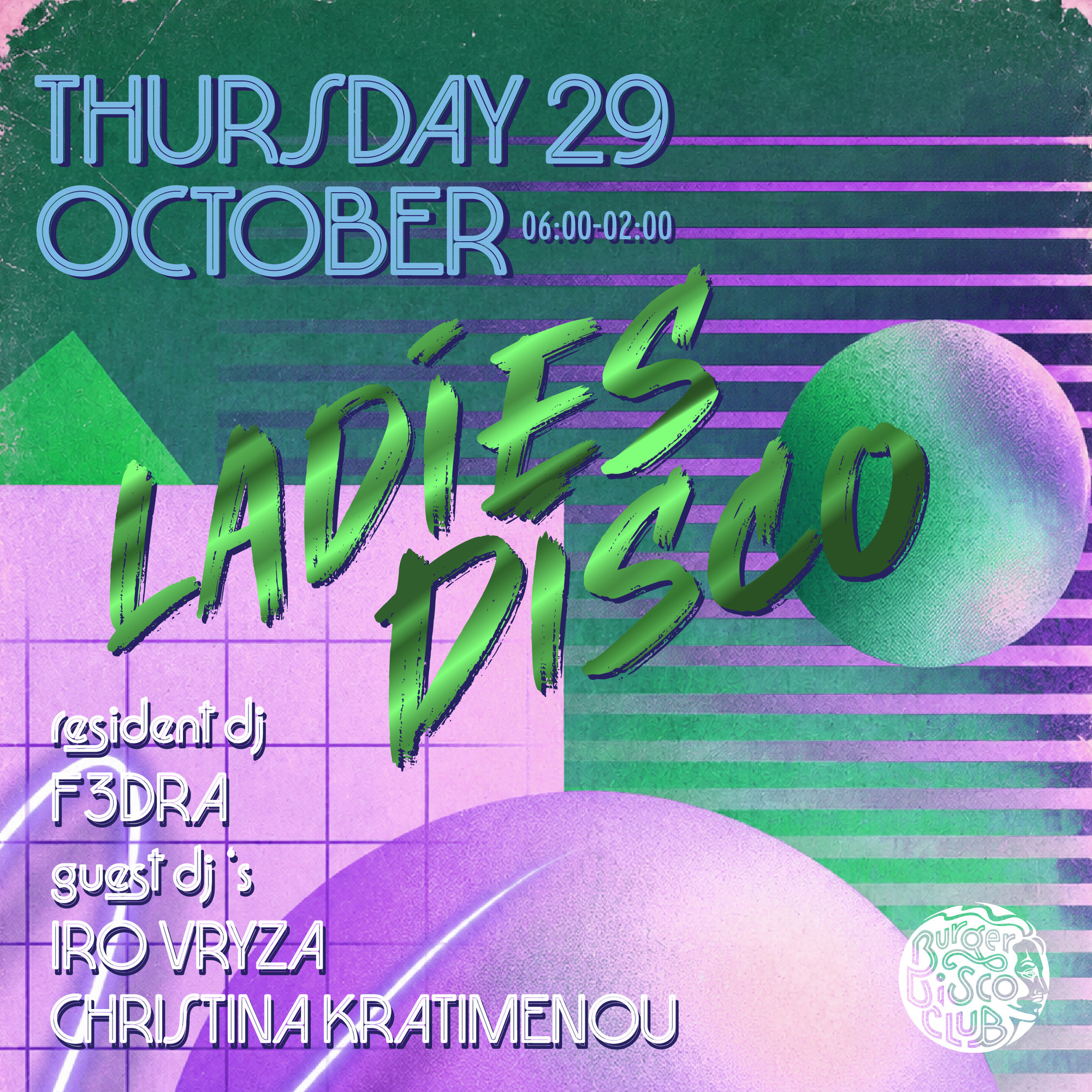 Ladies Disco with F3dra