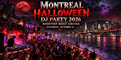 Montreal Halloween Costume Party 2026 | Party on a Boat