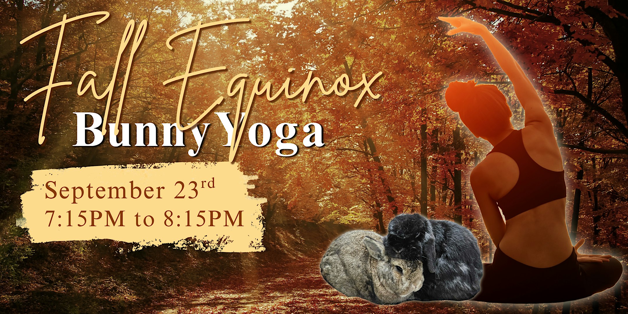 Fall Equinox Bunny Yoga