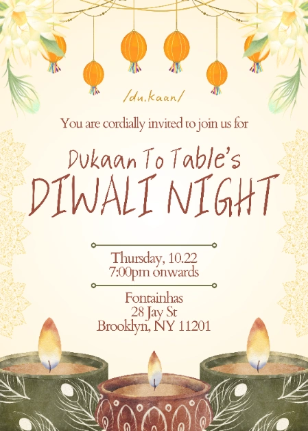 Dukaan To Table’s Diwali Night
