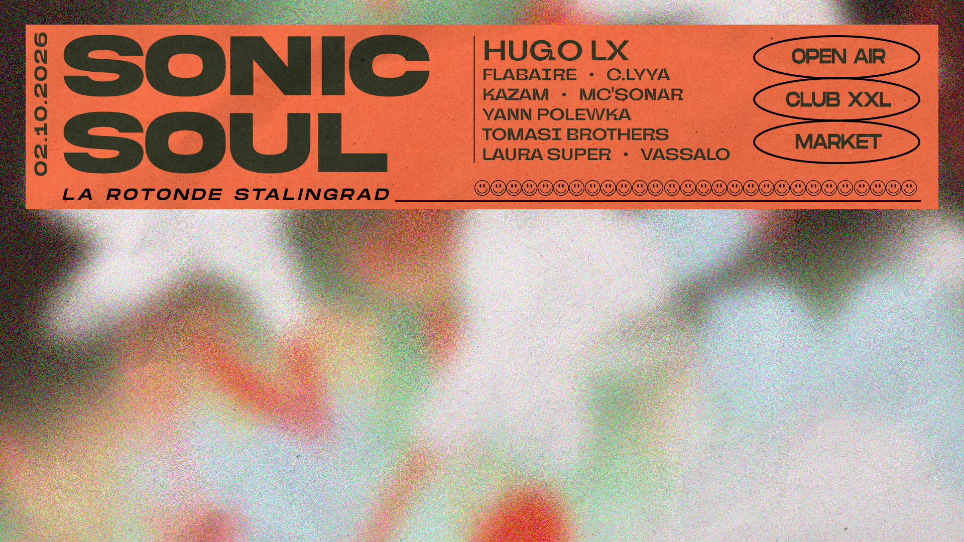 Sonic Soul · Open Air & Club: Hugo LX, Kazam, C.Lyya & More