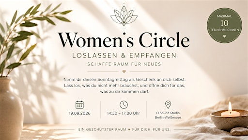 Womens Circle - Lasse los & empfange.