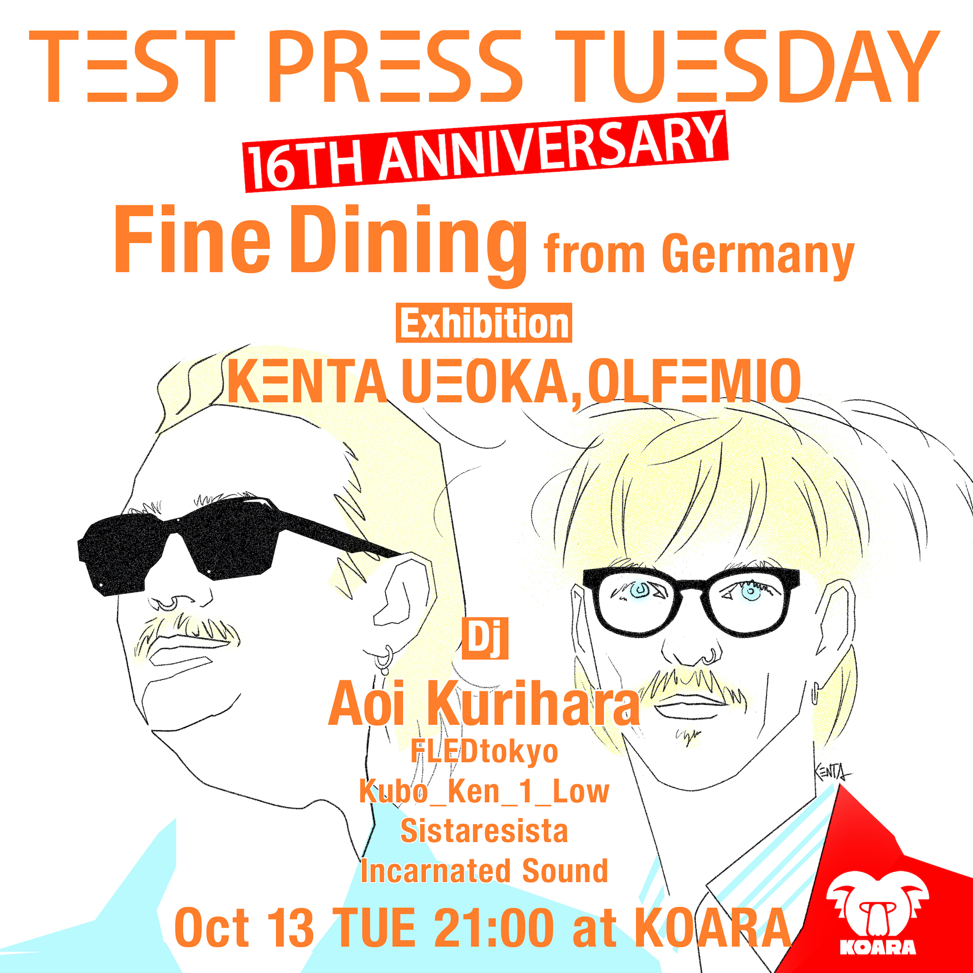 TEST PRESS TUESDAY 16TH ANNIVERSARY PART 1