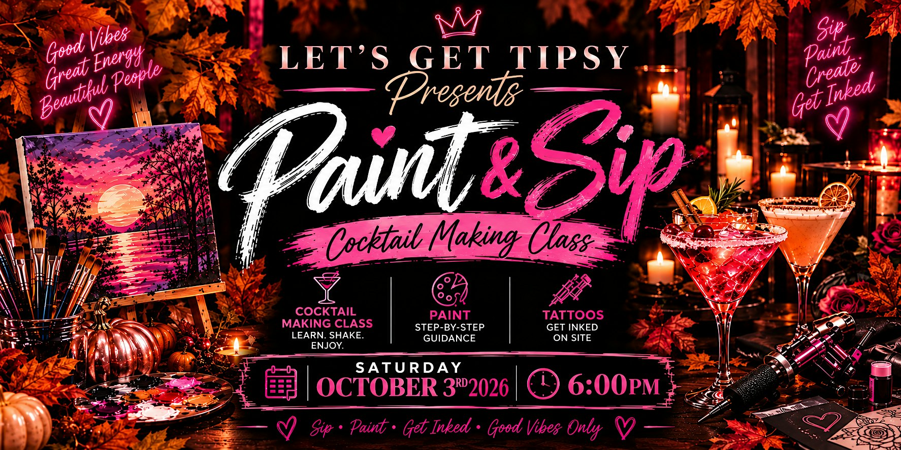 Paint & Sip: A Night of Creativity & Cocktails