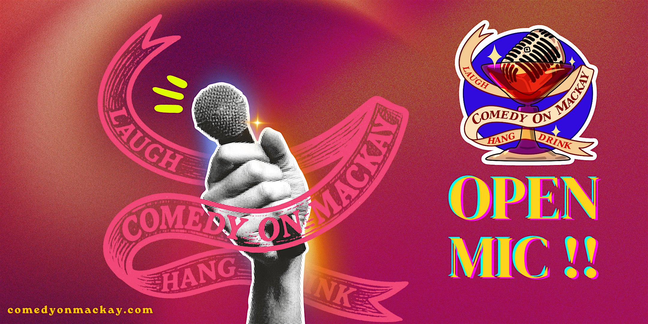 Tuesday Night English Stand-Up Comedy Open Mic | Comedy on Mackay
