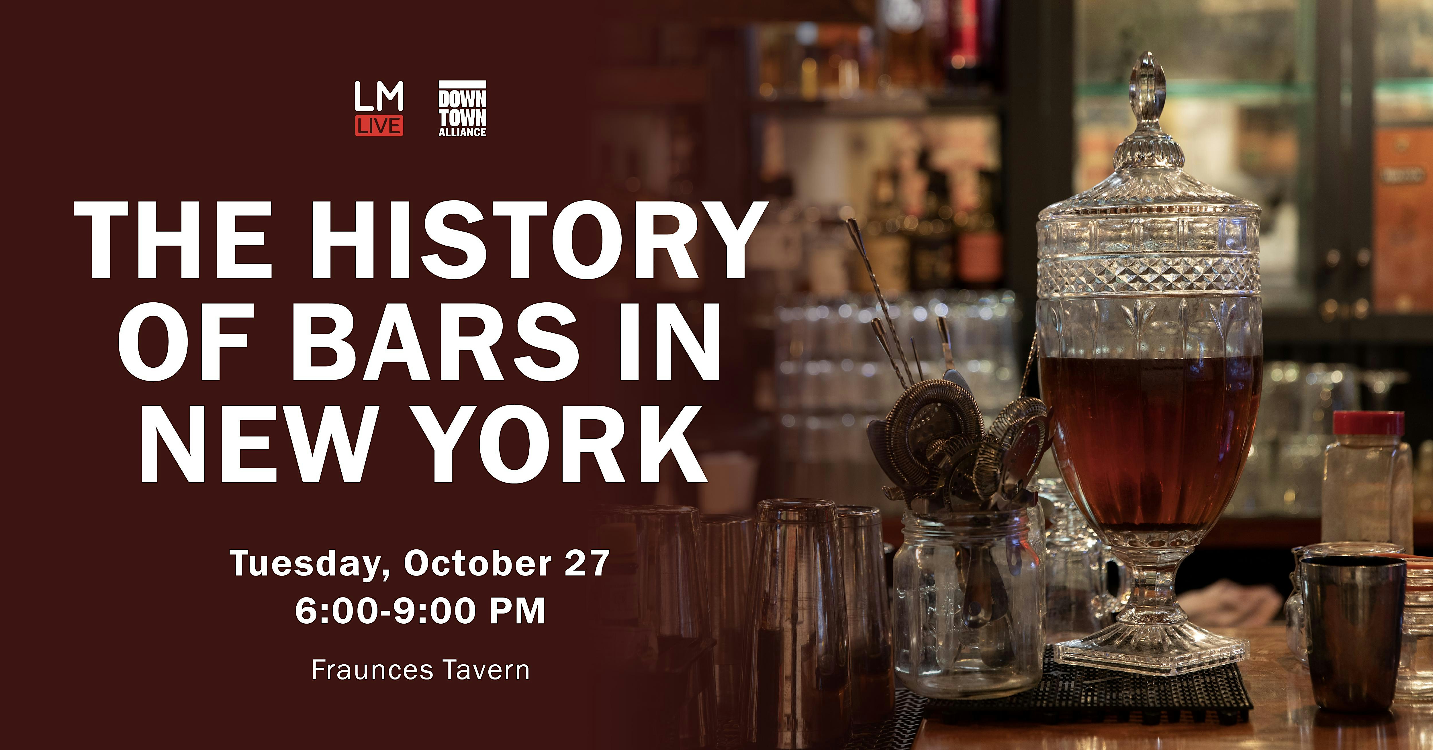 History of Bars in New York