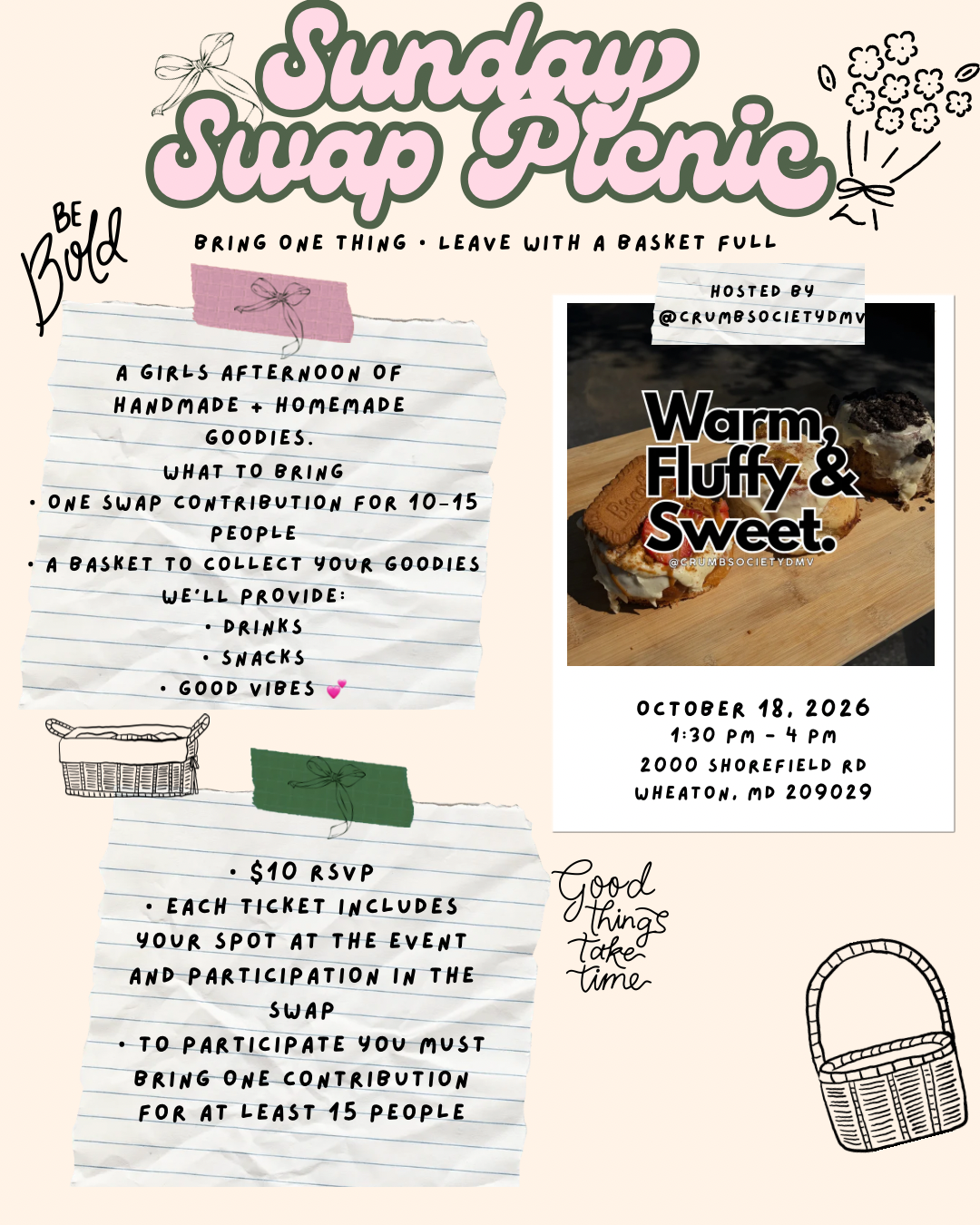 Sunday Swap Picnic 🧺💕